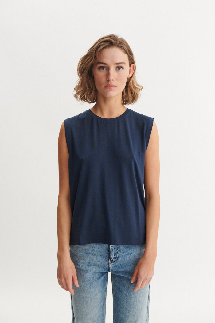 Basic Apparel Jolanda Tank Tops & tank-tops 048 Navy